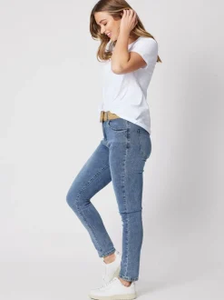 Sophie High Rise Slim Leg Jean - Denim