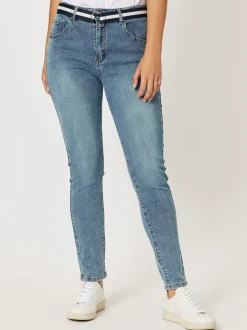 Sophie High Rise Slim Leg Jean - Denim