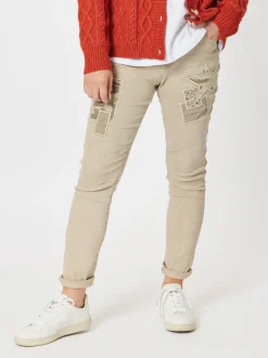 Stella Patch High Rise Slim Leg Jean - Natural
