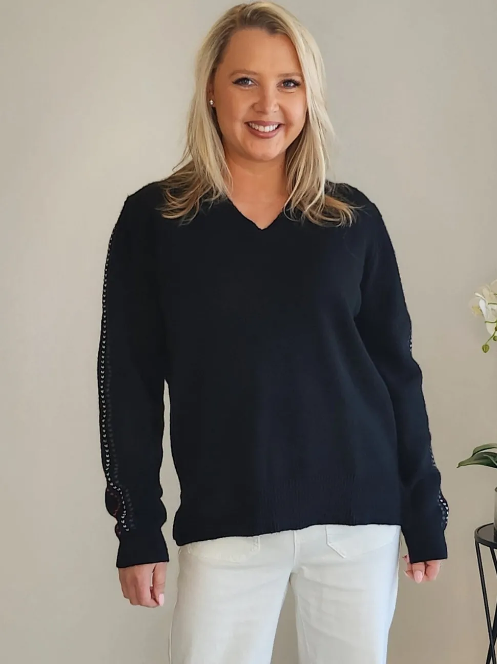 Stitch Knit - Black