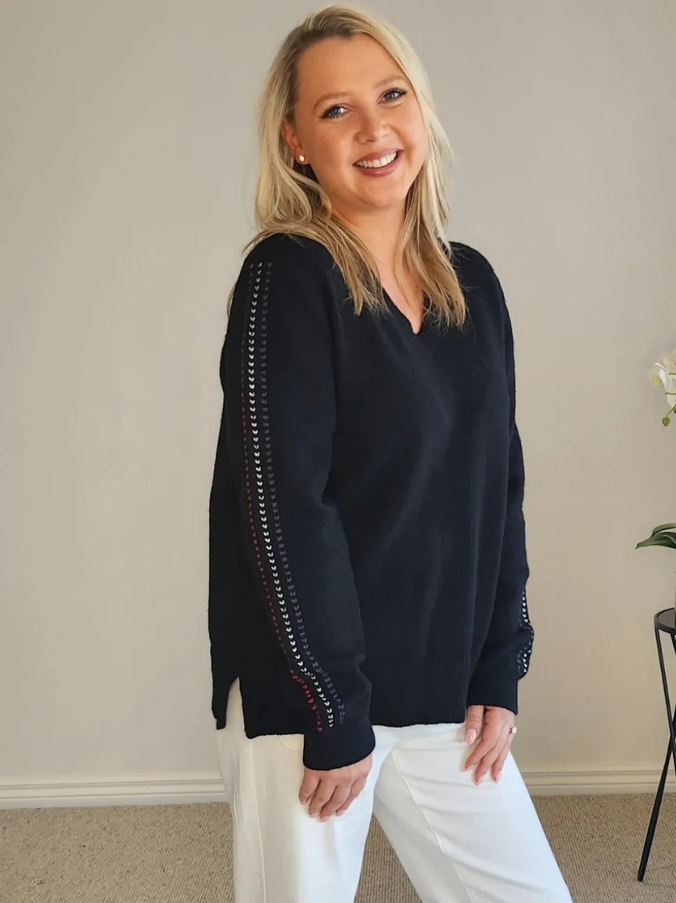 Stitch Knit - Black