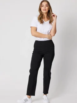 Stretch Full Length Bengaline Pant - Black