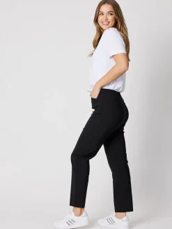 Stretch Full Length Bengaline Pant - Black
