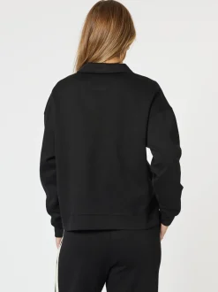 Urban V Neck Sweatshirt - Black