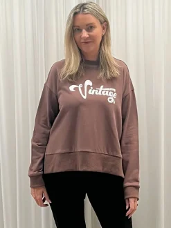 Vintage Sweatshirt - Chocolate