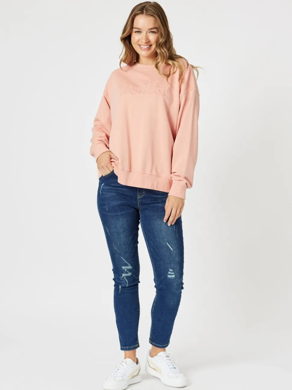 Voila Sweatshirt - Coral