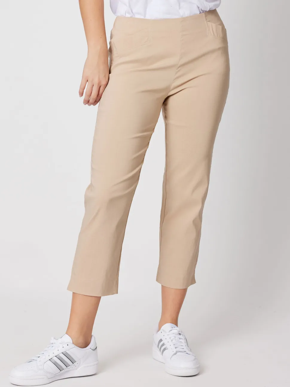 Zara Stretch Pant - Natural