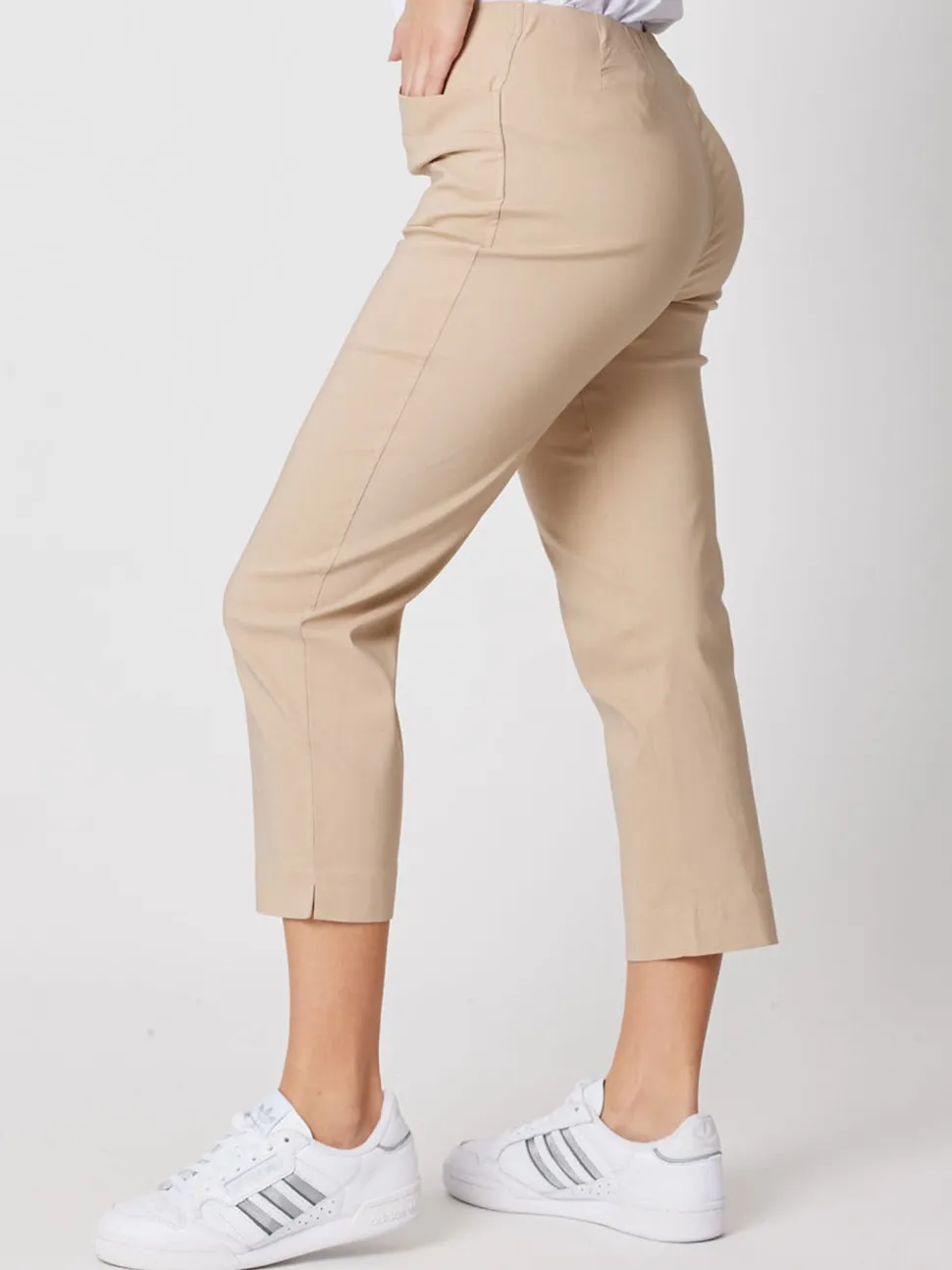 Zara Stretch Pant - Natural