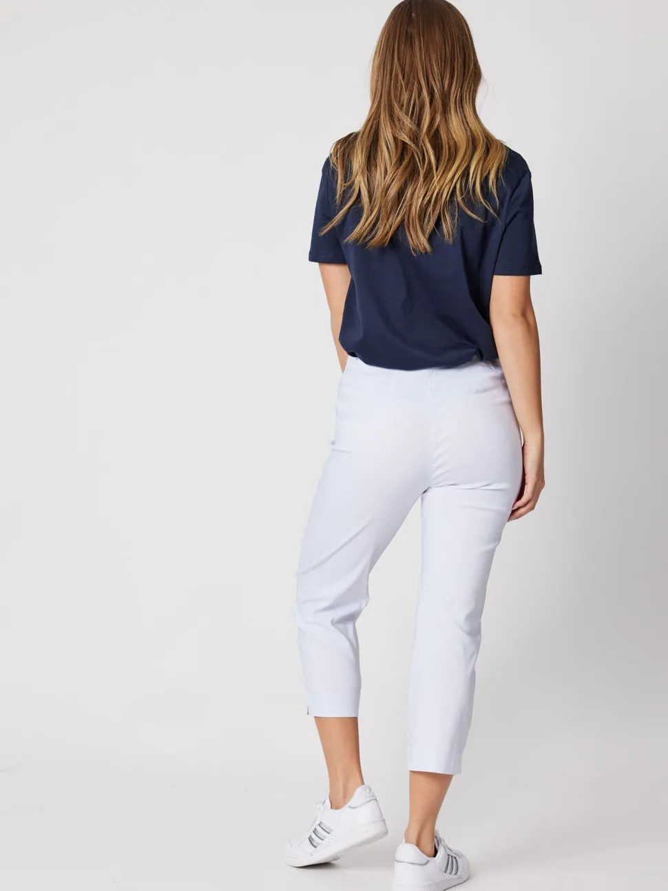 Zara Stretch Pant - White